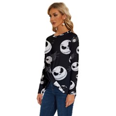 Long Sleeve Crew Neck Pullover Top 