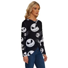 Long Sleeve Crew Neck Pullover Top 