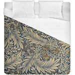 Brown Vintage Background Vintage Floral Pattern, Brown Duvet Cover (King Size)