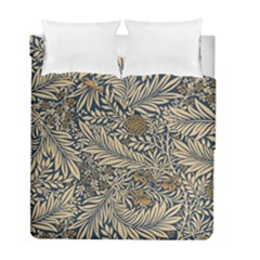 Brown Vintage Background Vintage Floral Pattern, Brown Duvet Cover Double Side (Full/ Double Size) from ArtsNow.com