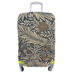 Brown Vintage Background Vintage Floral Pattern, Brown Luggage Cover (Medium) from ArtsNow.com