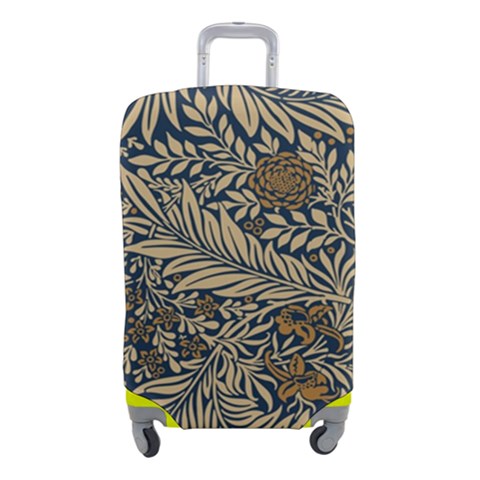 Brown Vintage Background Vintage Floral Pattern, Brown Luggage Cover (Small) from ArtsNow.com