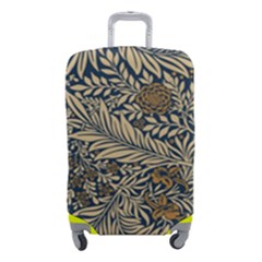 Brown Vintage Background Vintage Floral Pattern, Brown Luggage Cover (Small) from ArtsNow.com