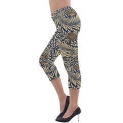 Lightweight Velour Capri Leggings  