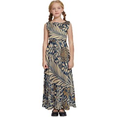 Kids  Satin Sleeveless Maxi Dress 