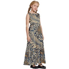 Kids  Satin Sleeveless Maxi Dress 