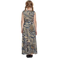 Kids  Satin Sleeveless Maxi Dress 