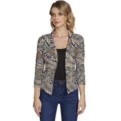 Women s Casual 3/4 Sleeve Spring Jacket 