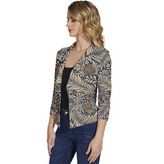 Women s Casual 3/4 Sleeve Spring Jacket 