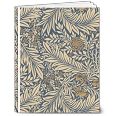 Brown Vintage Background Vintage Floral Pattern, Brown 7  x 9  Hardcover Notebook from ArtsNow.com