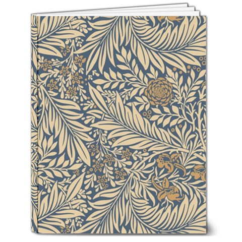 Brown Vintage Background Vintage Floral Pattern, Brown 7  x 9  Softcover Notebook from ArtsNow.com