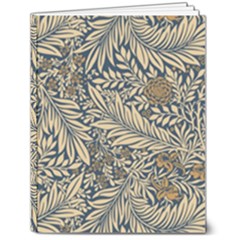 Brown Vintage Background Vintage Floral Pattern, Brown 7  x 9  Softcover Notebook from ArtsNow.com