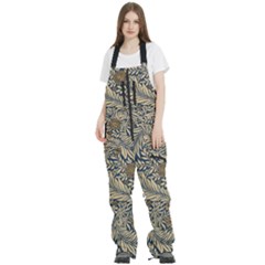 Women s Front Zip Ski And Snowboard Bib Pants 