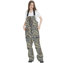 Women s Front Zip Ski And Snowboard Bib Pants 