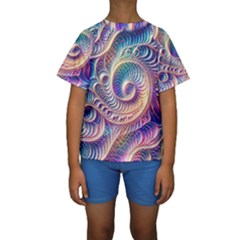 Kids  Short Sleeve Swimwear 