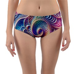 Reversible Mid-Waist Bikini Bottoms 