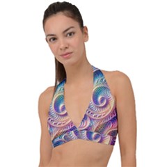 Halter Plunge Bikini Top 