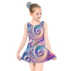 Kids  Skater Dress Swimsuit 