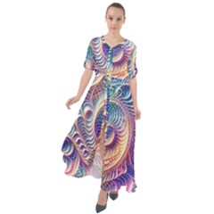 Waist Tie Boho Maxi Dress 