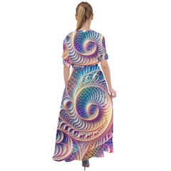 Waist Tie Boho Maxi Dress 