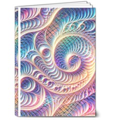 Abstract Fractal Art Swirl Pattern 5  x 7  Hardcover Notebook from ArtsNow.com