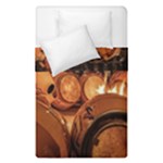 Candombe drums being tempered, montevideo, uruguay Duvet Cover Double Side (Single Size)