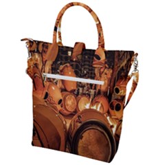 Buckle Top Tote Bag 