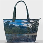 Beach At Los Alerces National Park, Chubut Province, Argentina Back Pocket Shoulder Bag 