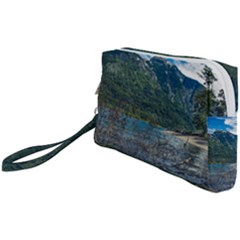 Beach At Los Alerces National Park, Chubut Province, Argentina Wristlet Pouch Bag (Small) from ArtsNow.com