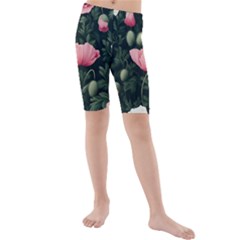 Kids  Mid Length Swim Shorts 