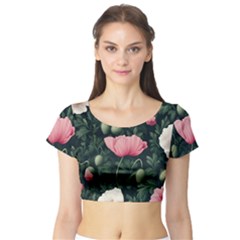 Short Sleeve Crop Top 