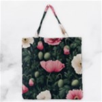 Poppy Flower Plant Petals Bloom Grocery Tote Bag