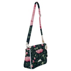 Shoulder Bag with Back Zipper 