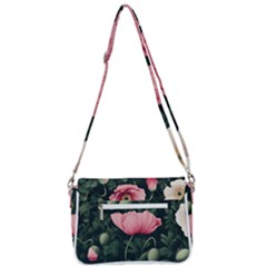 Shoulder Bag with Back Zipper 