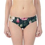 Poppy Flower Plant Petals Bloom Hipster Bikini Bottoms