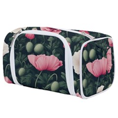 Poppy Flower Plant Petals Bloom Toiletries Pouch from ArtsNow.com