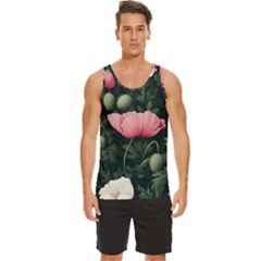 Men s Wide Collar Tank Top 