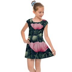 Kids  Cap Sleeve Dress 