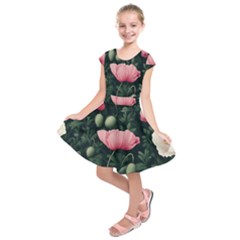 Kids  Short Sleeve Dress 