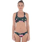 Poppy Flower Plant Petals Bloom Cross Back Hipster Bikini Set