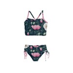 Poppy Flower Plant Petals Bloom Girls  Tankini Swimsuit