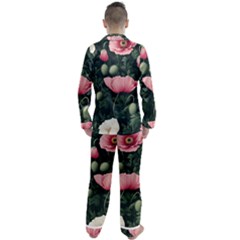 Men s Long Sleeve Satin Pajamas Set 