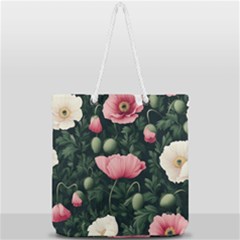 Full Print Rope Handle Tote (Large) 