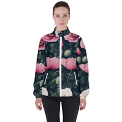 Women s High Neck Windbreaker 