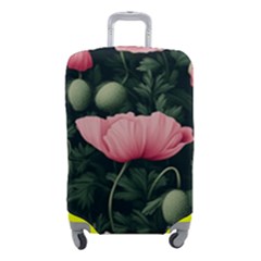 Poppy Flower Plant Petals Bloom Luggage Cover (Small) from ArtsNow.com