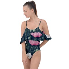 Drape Piece Swimsuit 