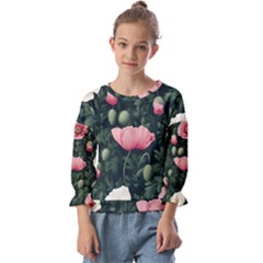 Kids  Cuff Sleeve Top 