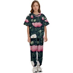 Kids  T-Shirt and Pants Sports Set 