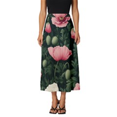 Classic Midi Chiffon Skirt 