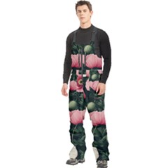 Men s Front Zip Ski And Snowboard Bib Pants 